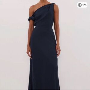 Dissh One-Shoulder Navy Dress Jolie